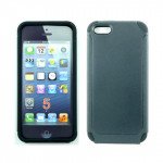 Wholesale Apple iPhone 5 5S Double Layer Case (Black-Black)